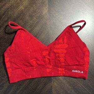 Aurola Women's Vibrant Red Sports Bra